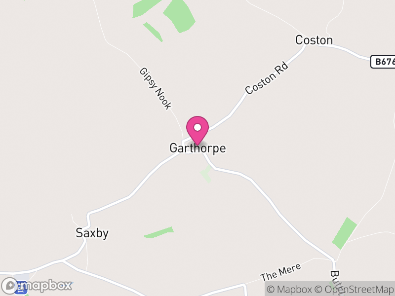 Map of Garthorpe, Melton