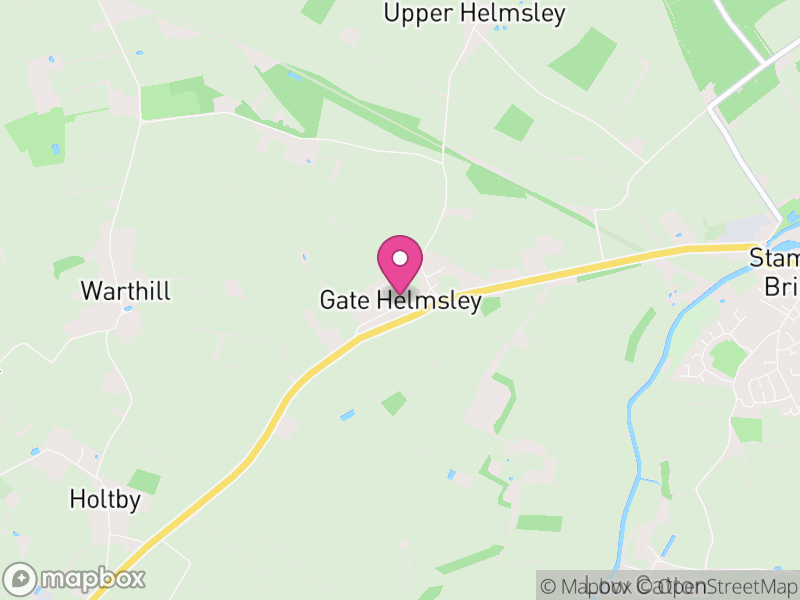 Map of Gate Helmsley, North Yorkshire