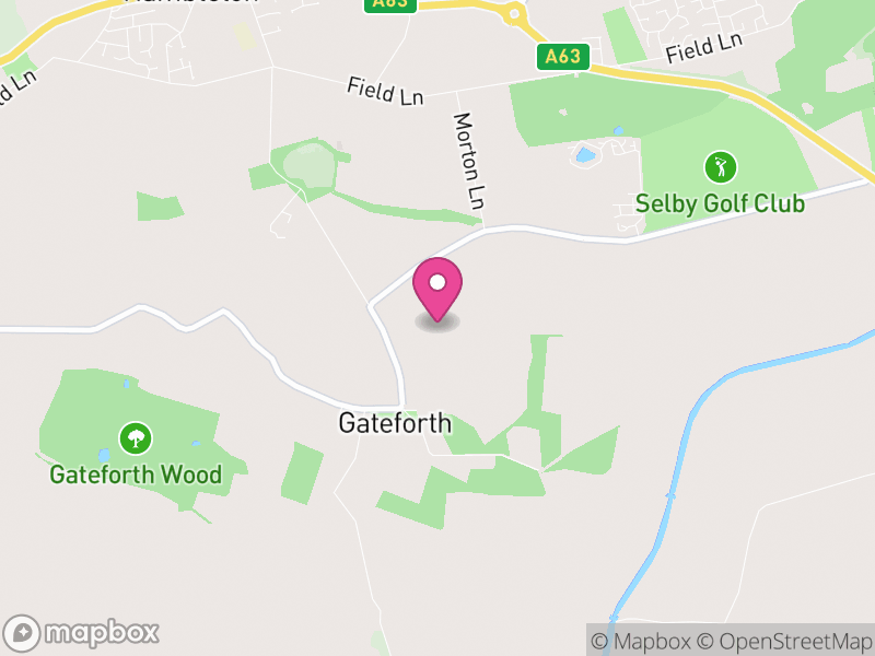 Map of Gateforth, North Yorkshire
