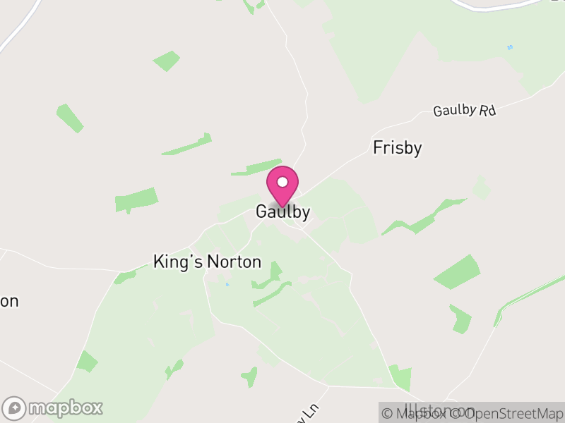Map of Gaulby, Harborough