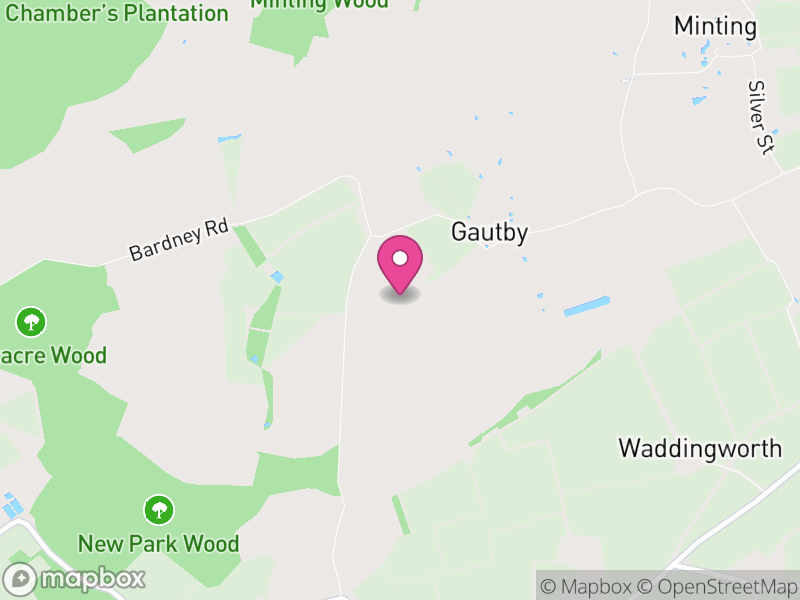 Map of Gautby, East Lindsey