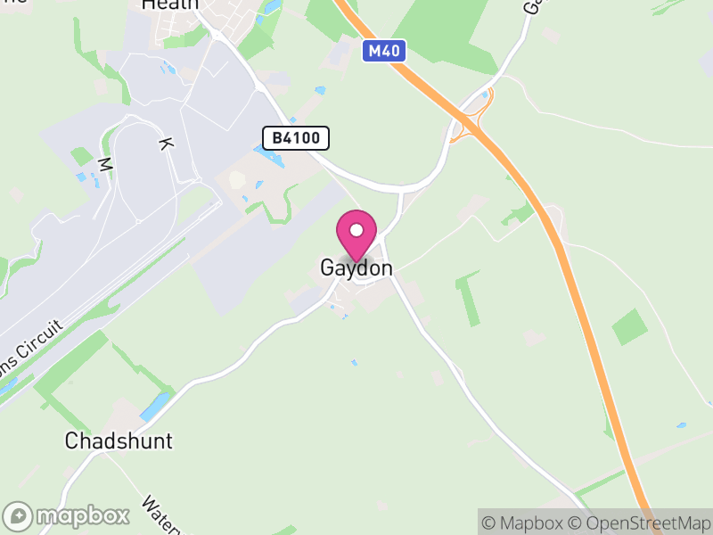 Map of Gaydon, Stratford-on-Avon