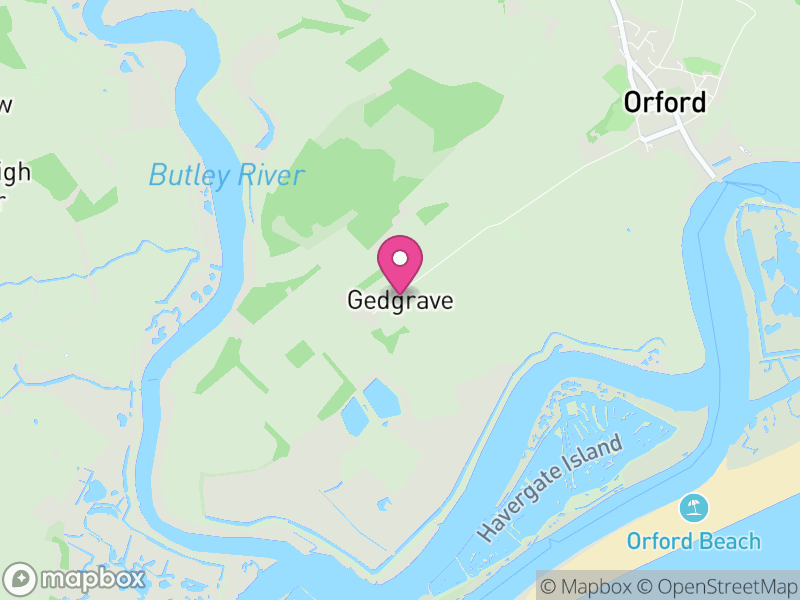 Map of Gedgrave, East Suffolk