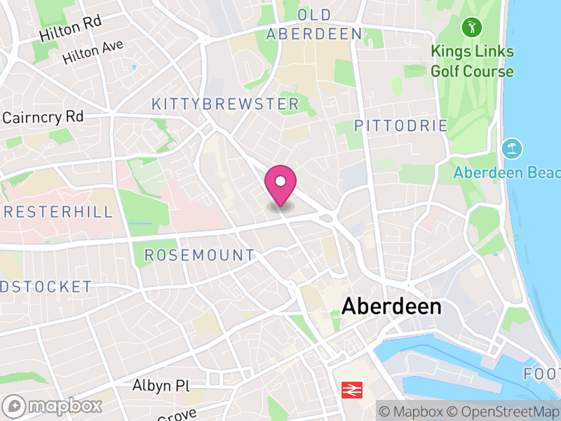 Map of George Street, Aberdeen