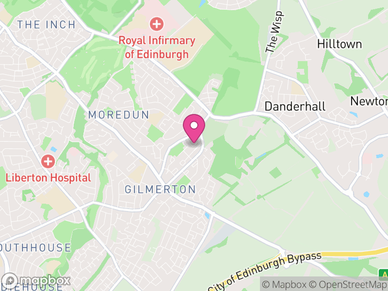 Map of Gilmerton/Inch, Edinburgh
