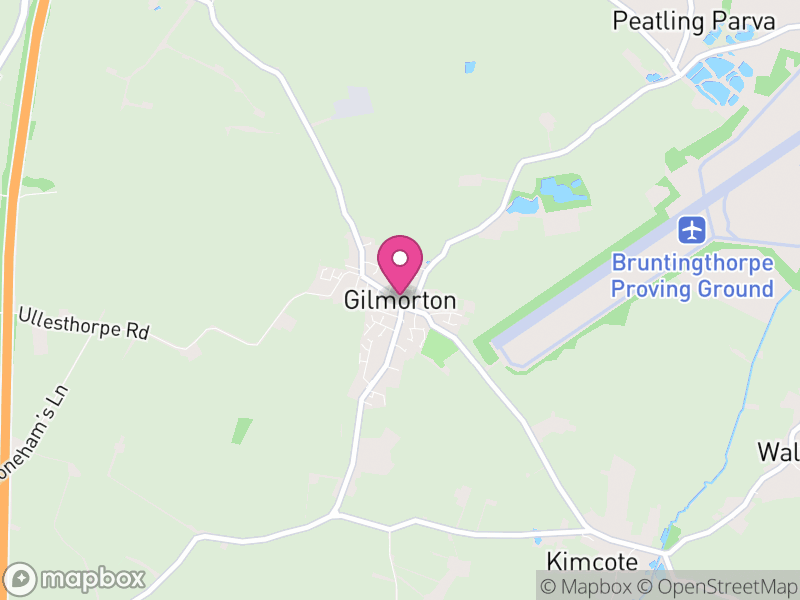 Map of Gilmorton, Harborough