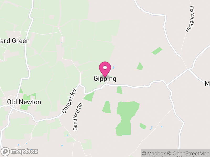 Map of Gipping, Mid Suffolk