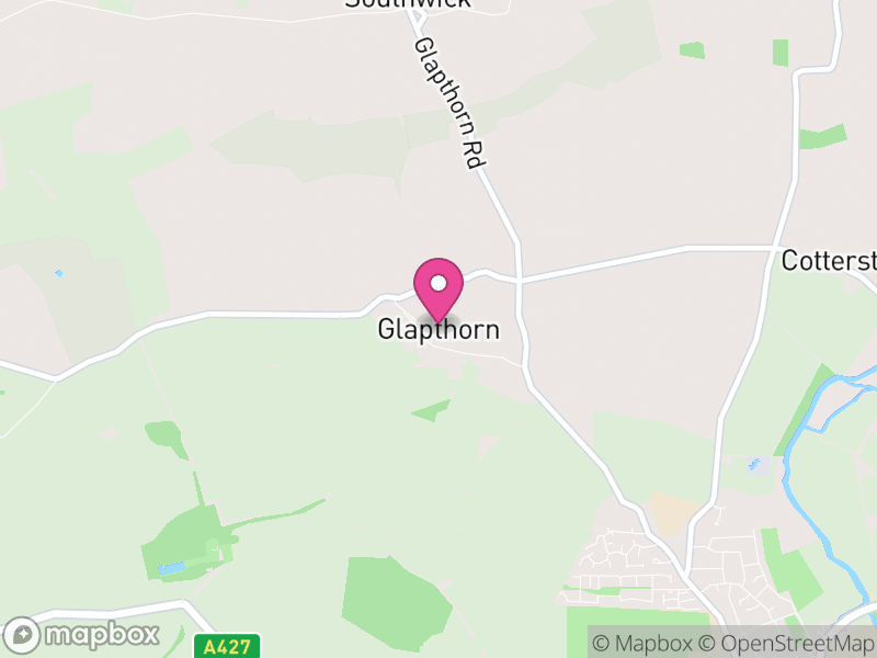 Map of Glapthorn, North Northamptonshire