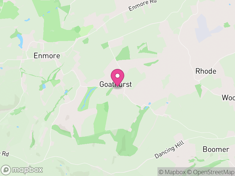 Map of Goathurst, Somerset