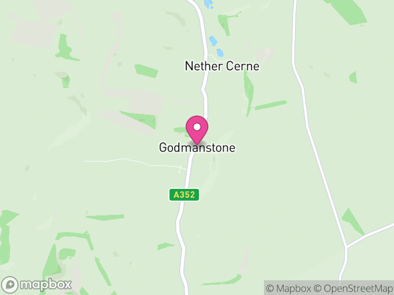 Map of Godmanstone, Dorset