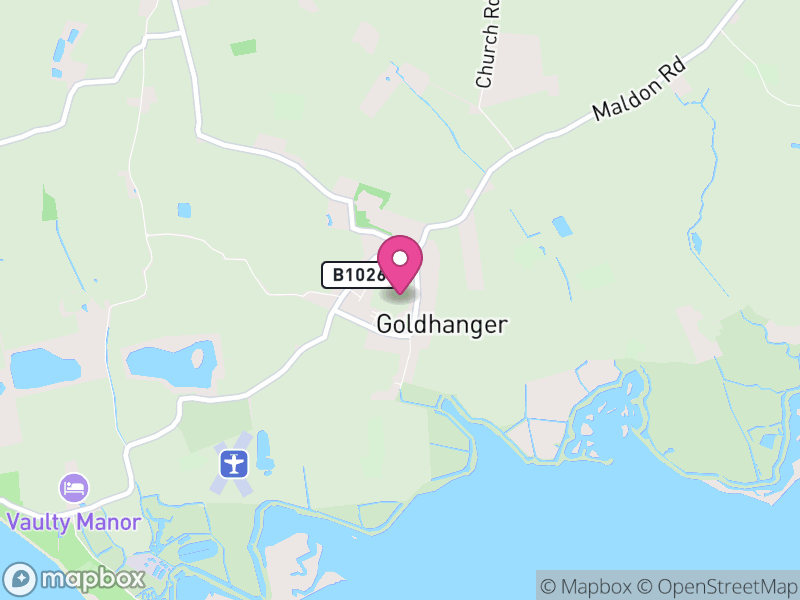 Map of Goldhanger, Maldon