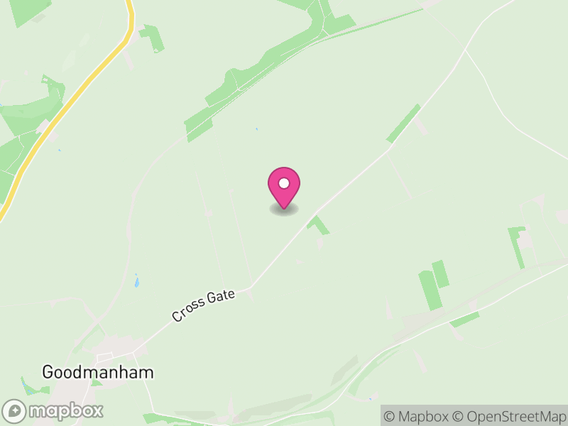 Map of Goodmanham, East Riding of Yorkshire