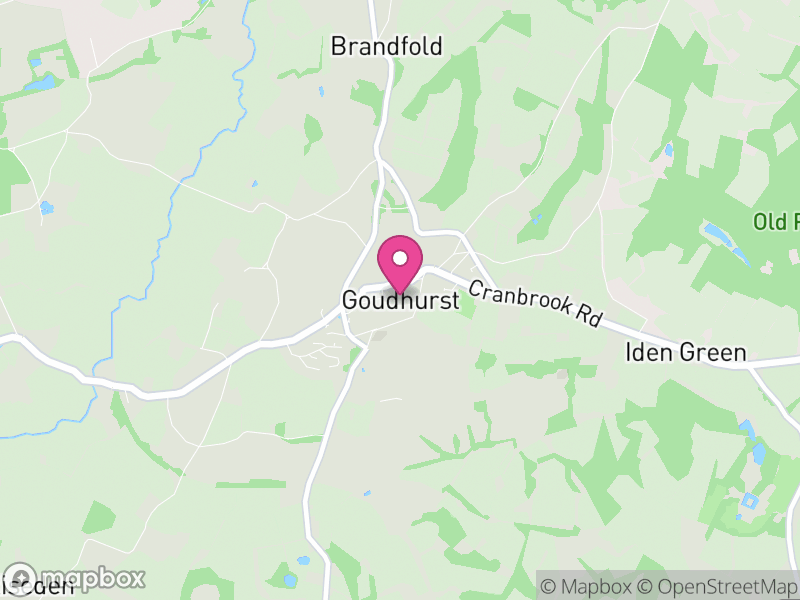 Map of Goudhurst, Tunbridge Wells