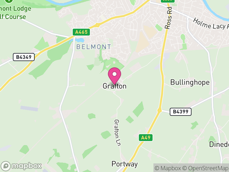 Map of Grafton, Herefordshire