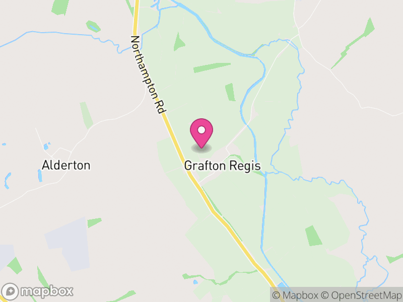 Map of Grafton Regis, West Northamptonshire