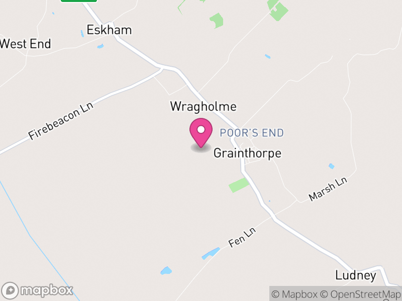 Map of Grainthorpe, East Lindsey