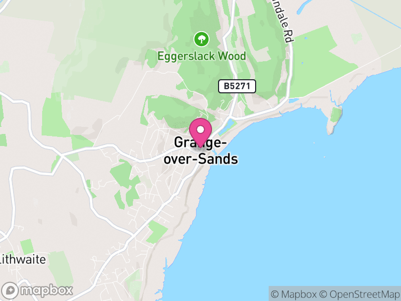 Map of Grange-Over-Sands, Westmorland and Furness