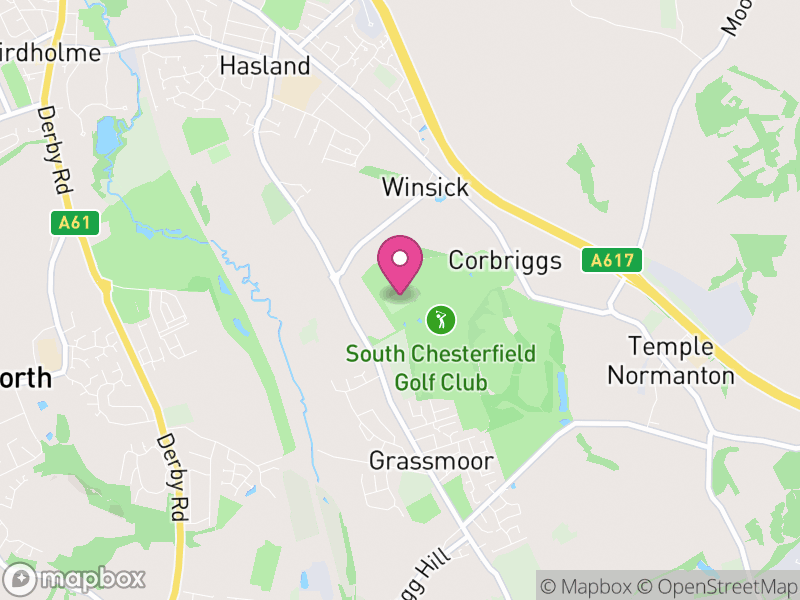 Map of Grassmoor, Hasland and Winswick