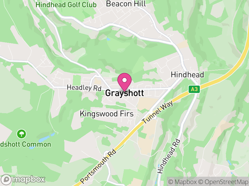 Map of Grayshott, East Hampshire