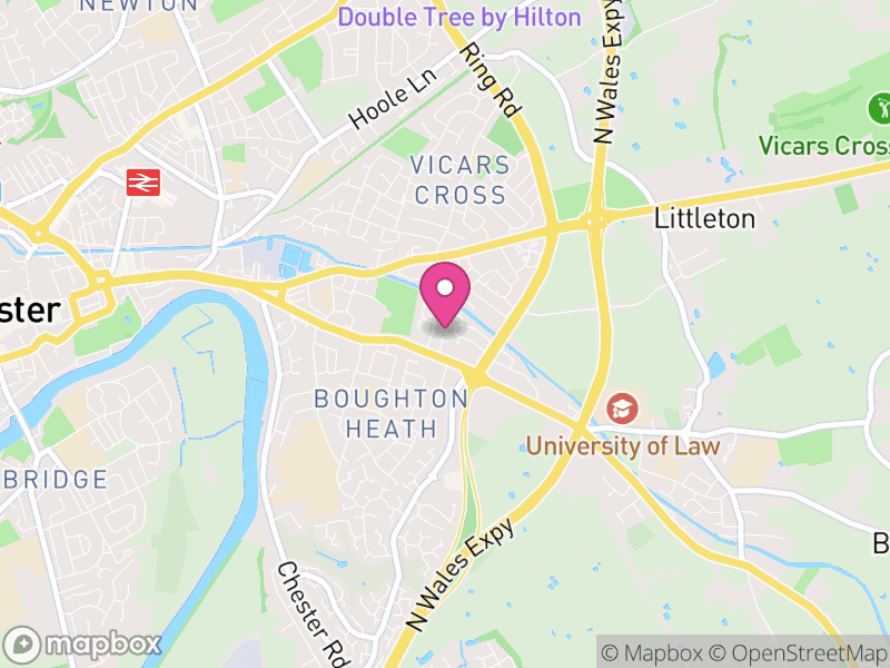 Map of Great Boughton, Cheshire West and Chester