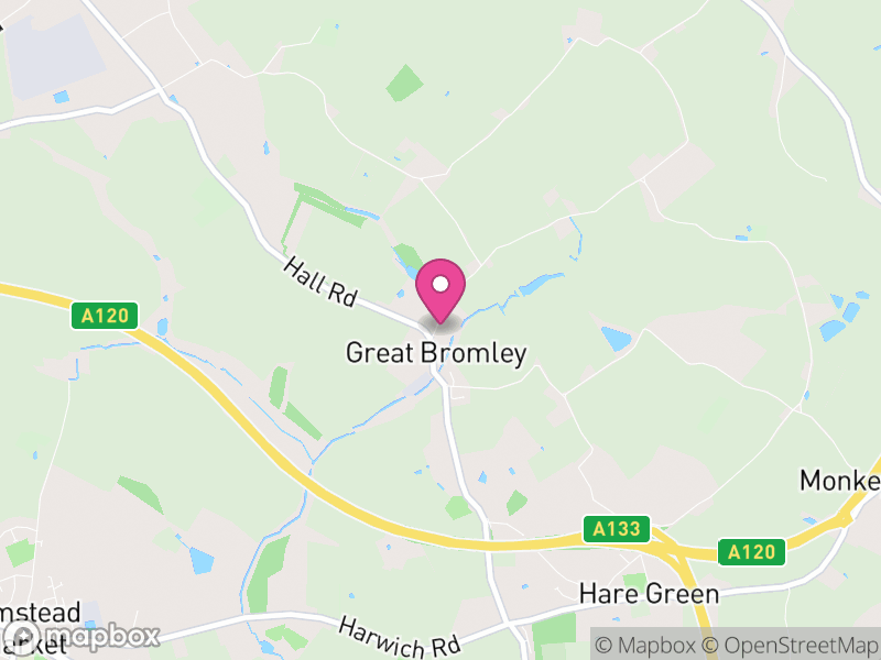 Map of Great Bromley, Tendring