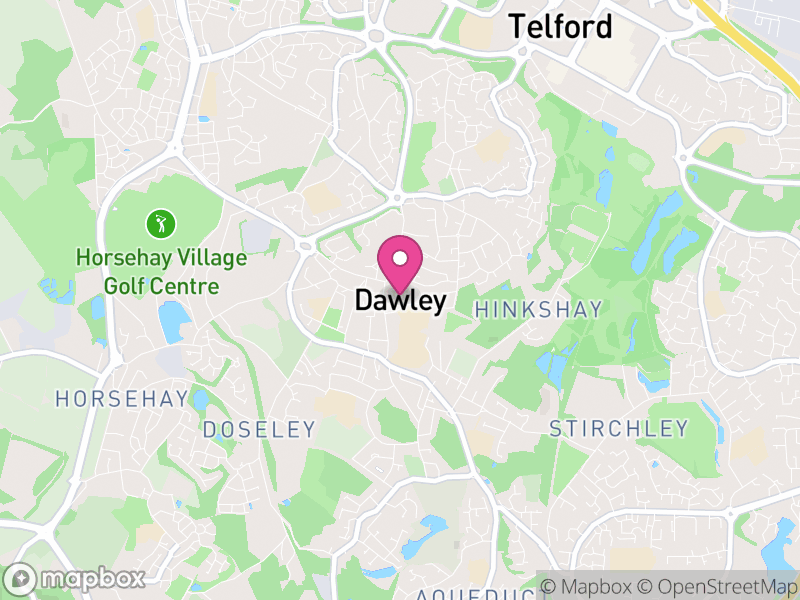 Map of Great Dawley, Telford and Wrekin