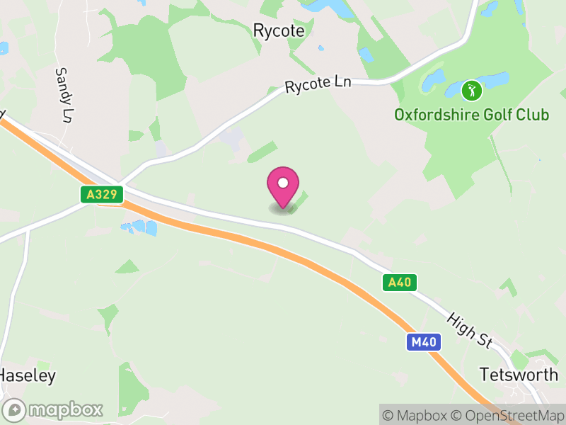 Map of Great Haseley, South Oxfordshire