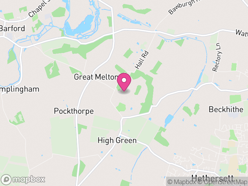 Map of Great Melton, South Norfolk