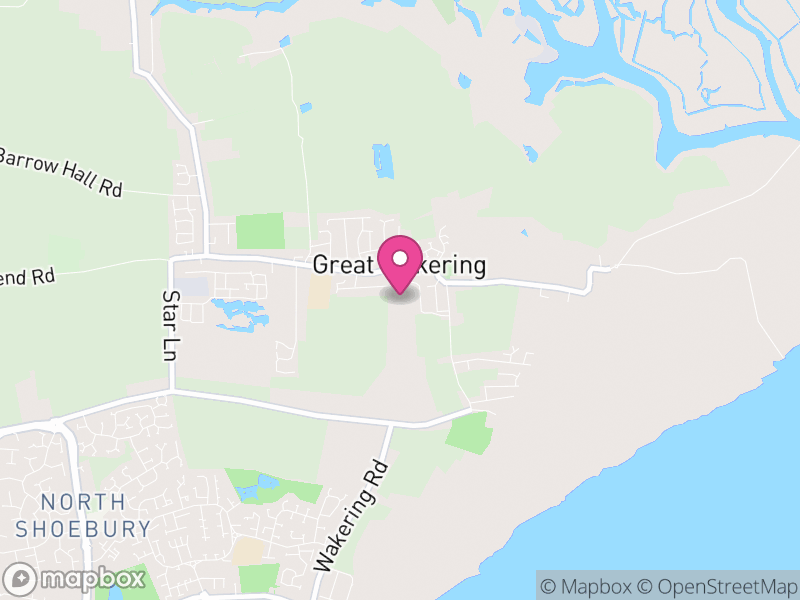 Map of Great Wakering, Rochford