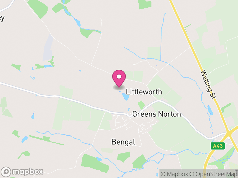 Map of Greens Norton, West Northamptonshire