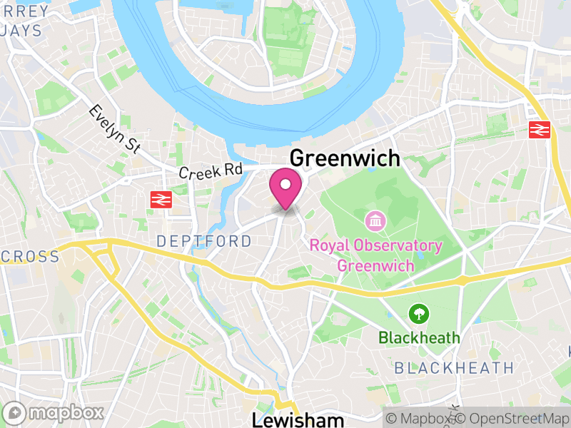 Map of Greenwich