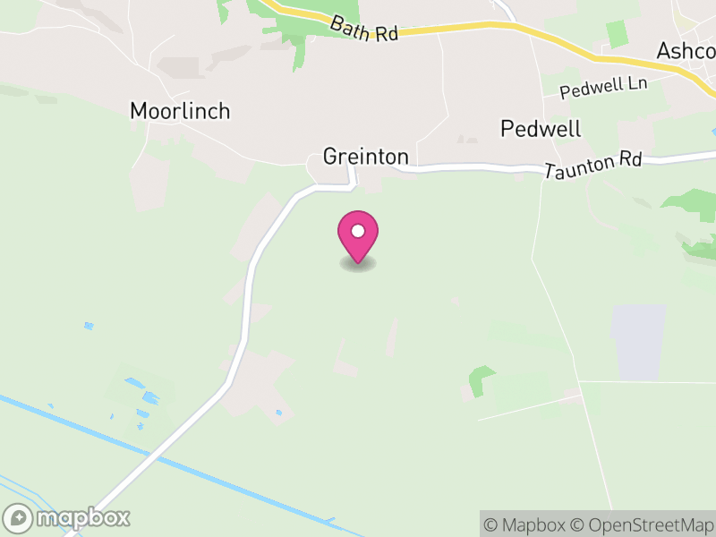 Map of Greinton, Somerset