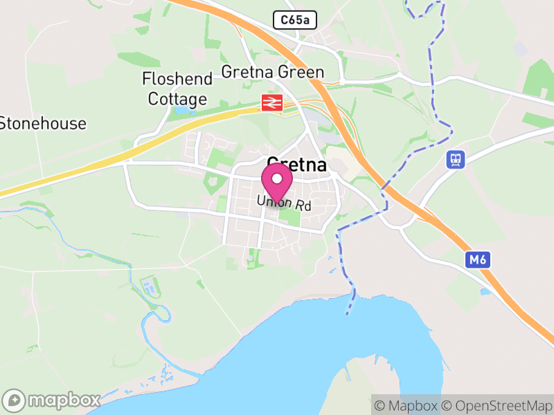 Map of Gretna