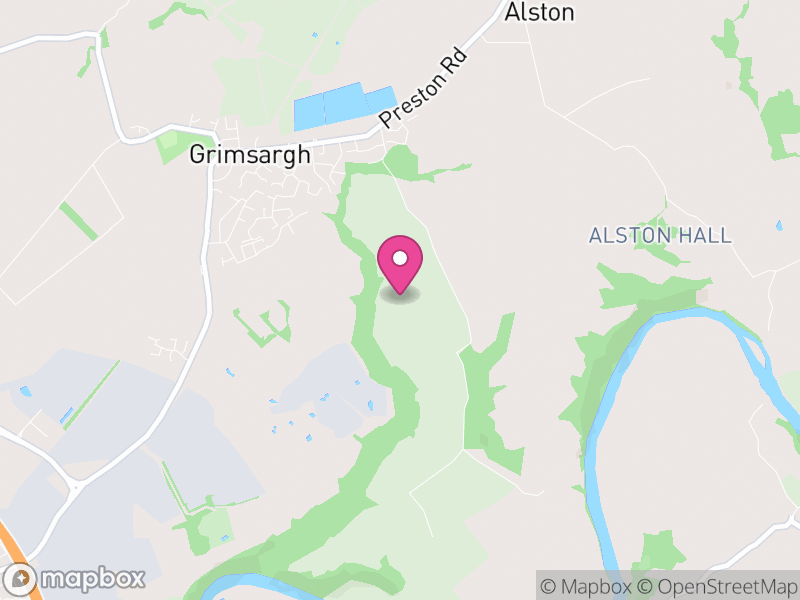 Map of Grimsargh, Preston