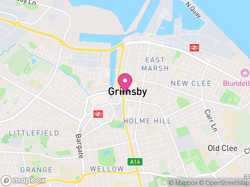 Map of Grimsby