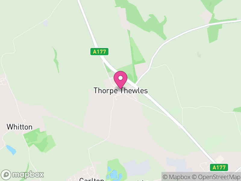 Map of Grindon and Thorpe Thewles, Stockton-on-Tees