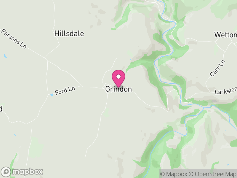 Map of Grindon, Staffordshire Moorlands