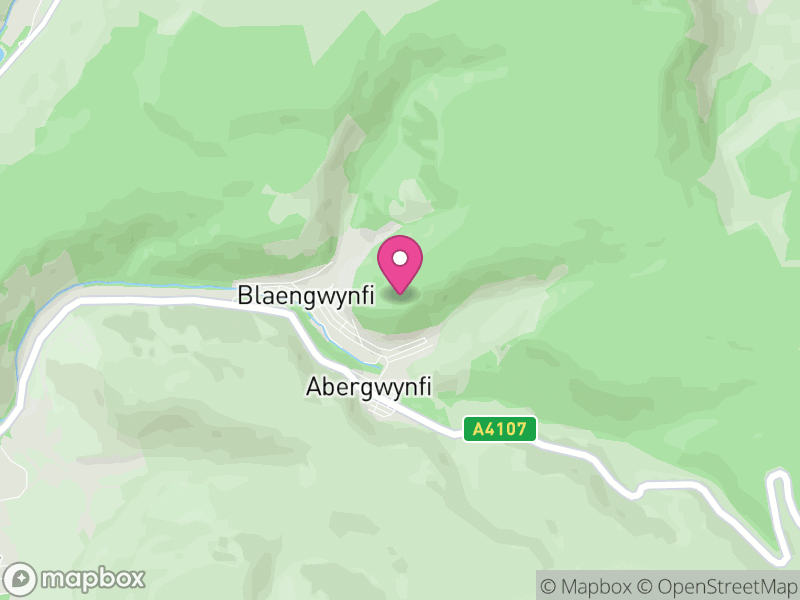 Map of Gwynfi and Croeserw, Neath Port Talbot