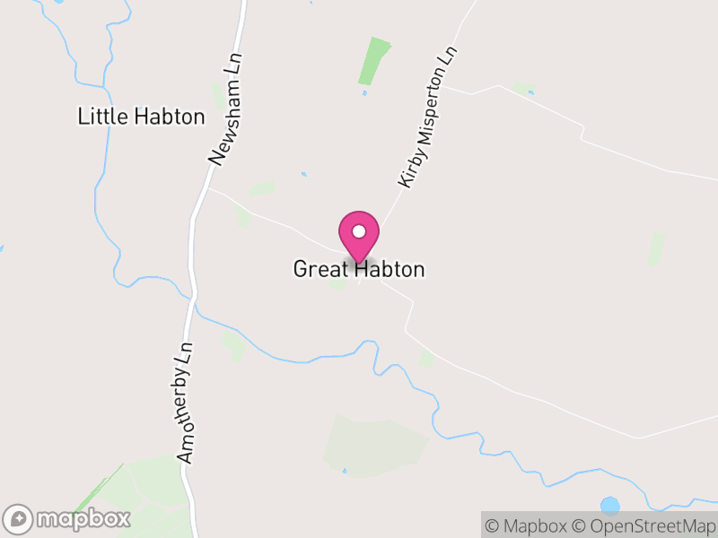 Map of Habton, North Yorkshire