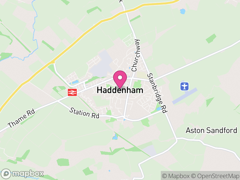 Map of Haddenham, Buckinghamshire
