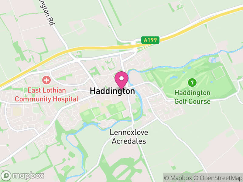 Map of Haddington