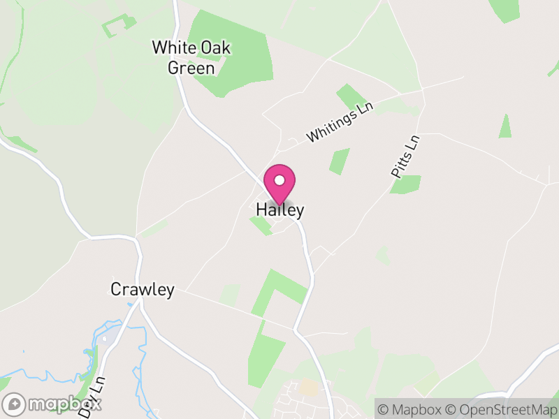 Map of Hailey, West Oxfordshire