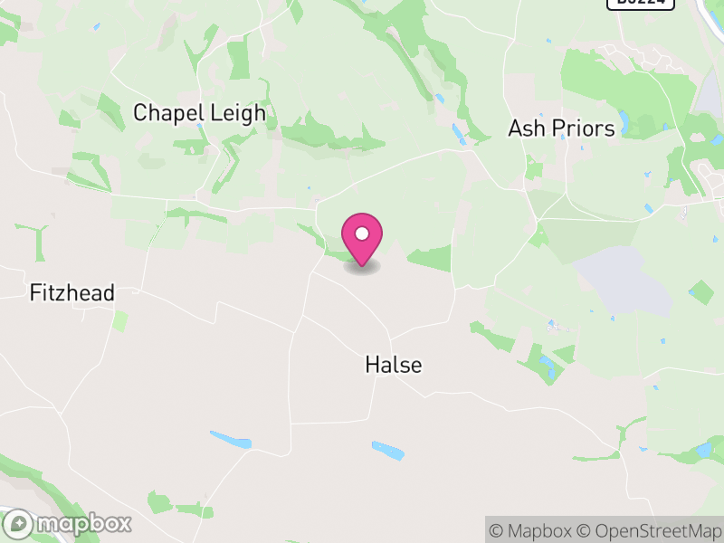 Map of Halse, Somerset