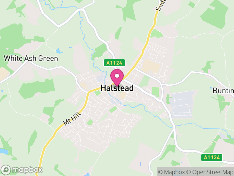 Map of Halstead, Braintree