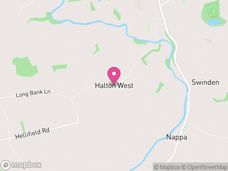 Map of Halton West, North Yorkshire