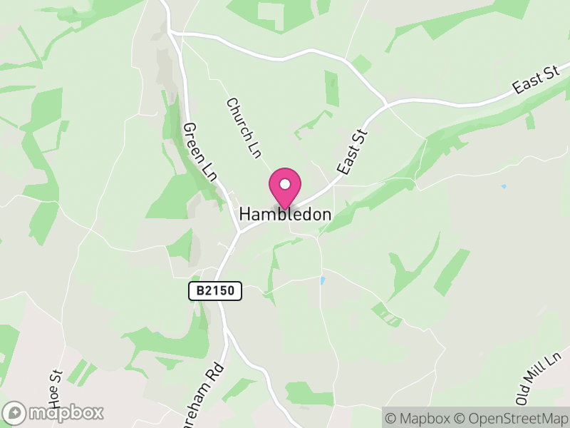 Map of Hambledon, Winchester