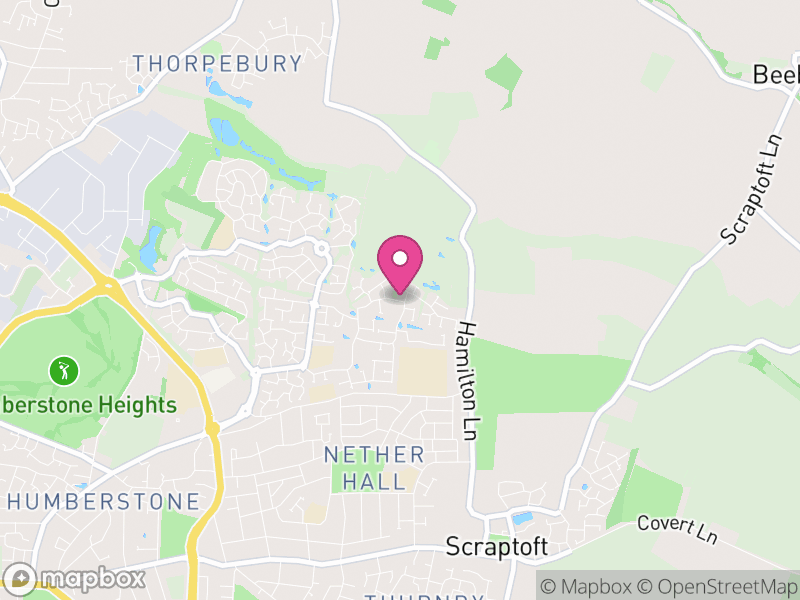 Map of Hamilton Lea, Charnwood