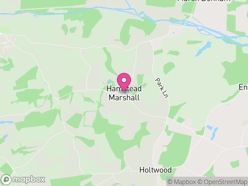 Map of Hampstead Marshall, West Berkshire