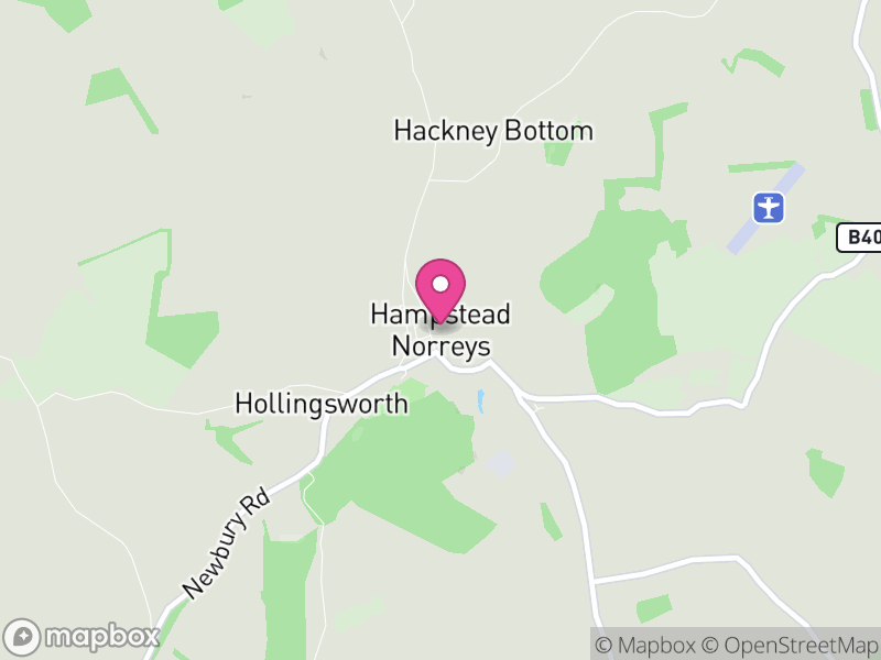 Map of Hampstead Norreys, West Berkshire