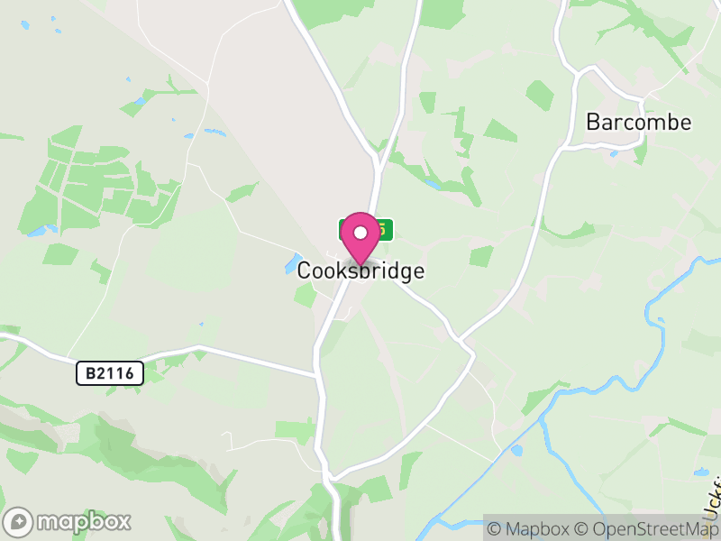 Map of Hamsey, Lewes